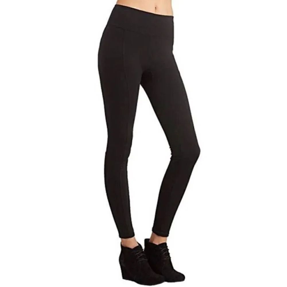 Spanx red hot pintuck structured XL shapewear black leggings